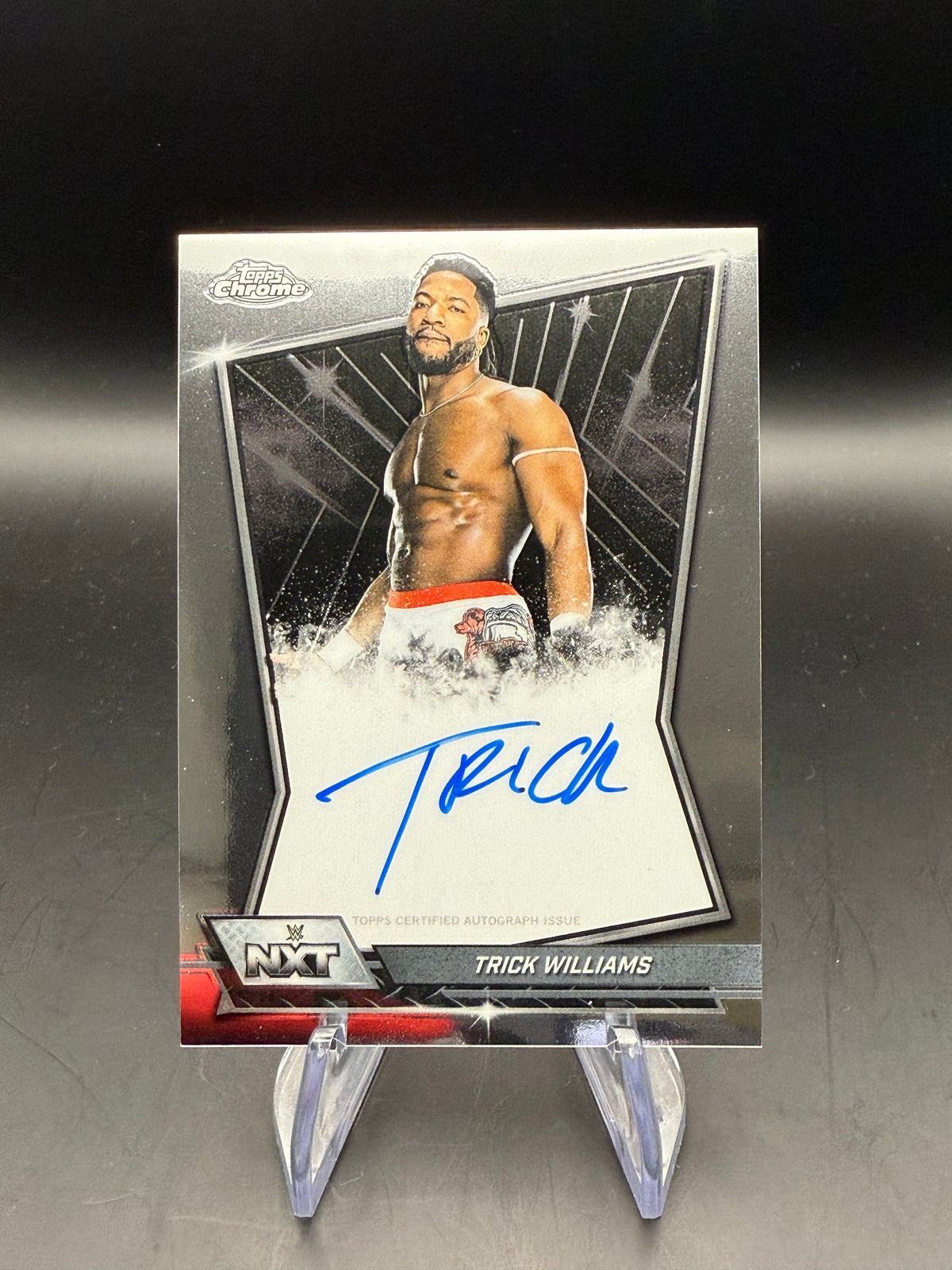 Trick Williams 2026 WWE Topps Chrome NXT Autograph
