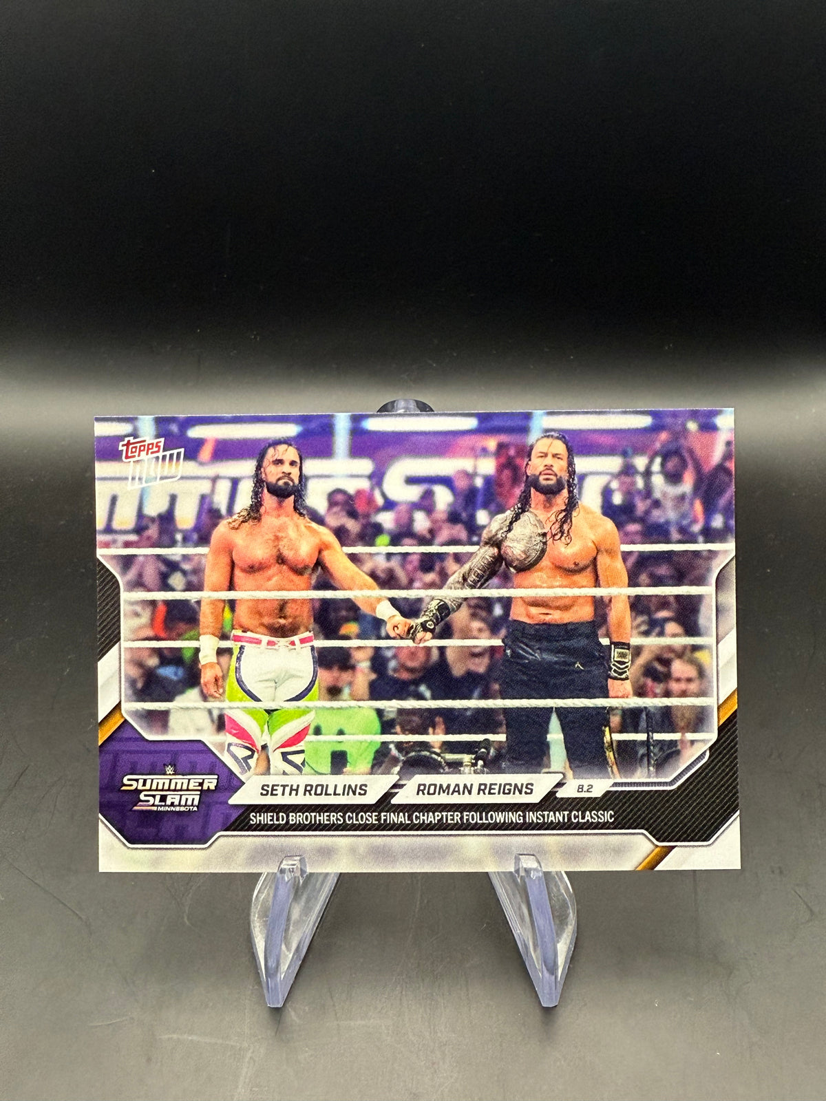 Seth Rollins / Roman Reigns 2026 WWE Topps Now "The Shield's Final Chapter"
