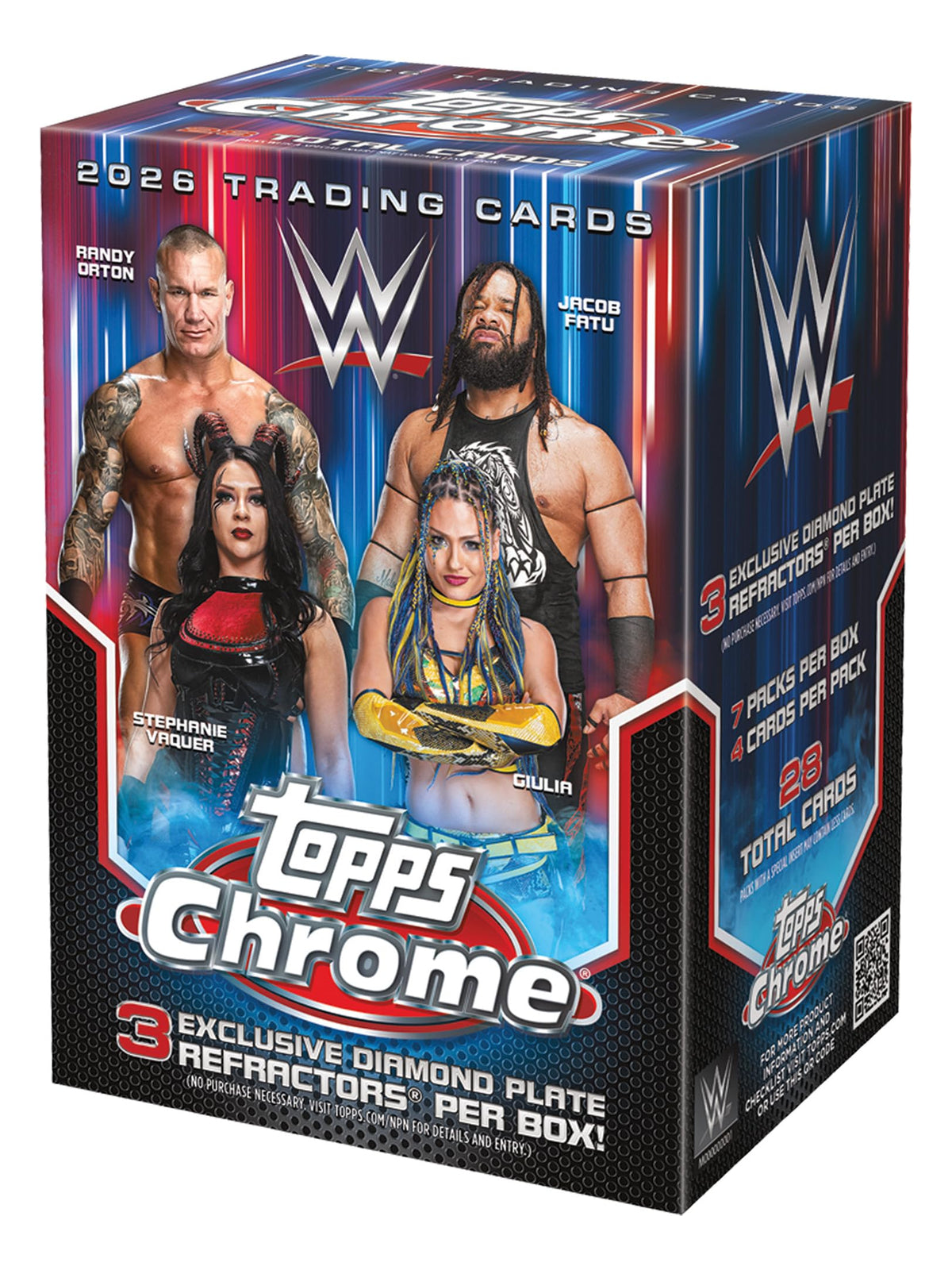 WWE 2026 Topps Chrome Value Blaster Box