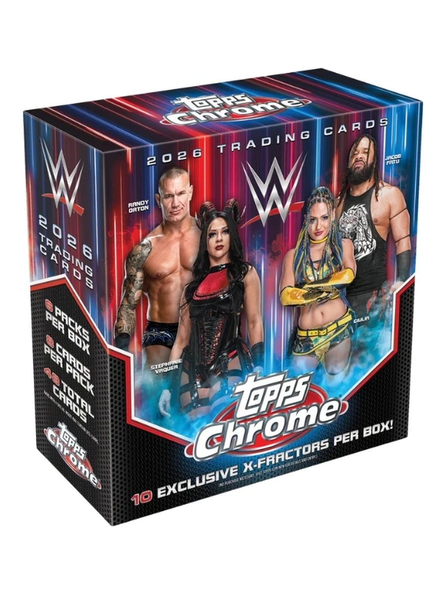 WWE 2026 Topps Chrome Mega Box