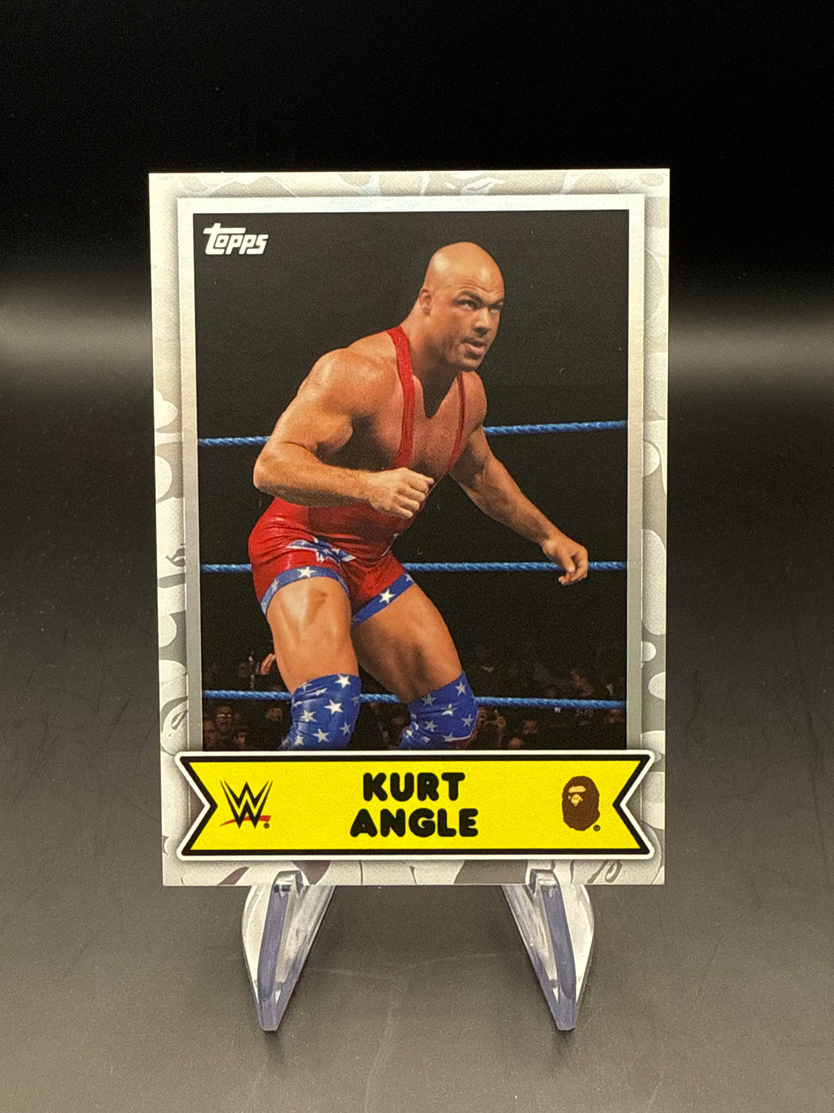 Kurt Angle 2025 Topps WWE x BAPE White Camo