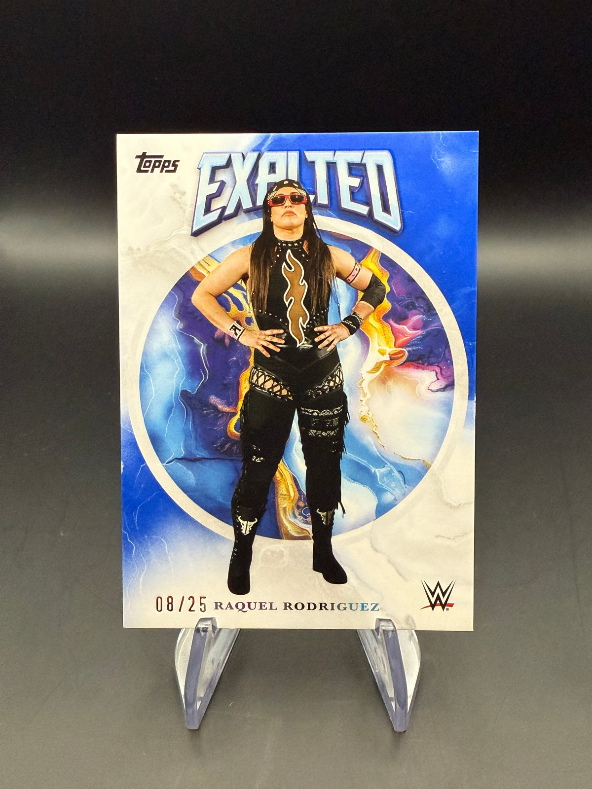 Raquel Rodriguez 2025 WWE Topps Exalted Blue /25