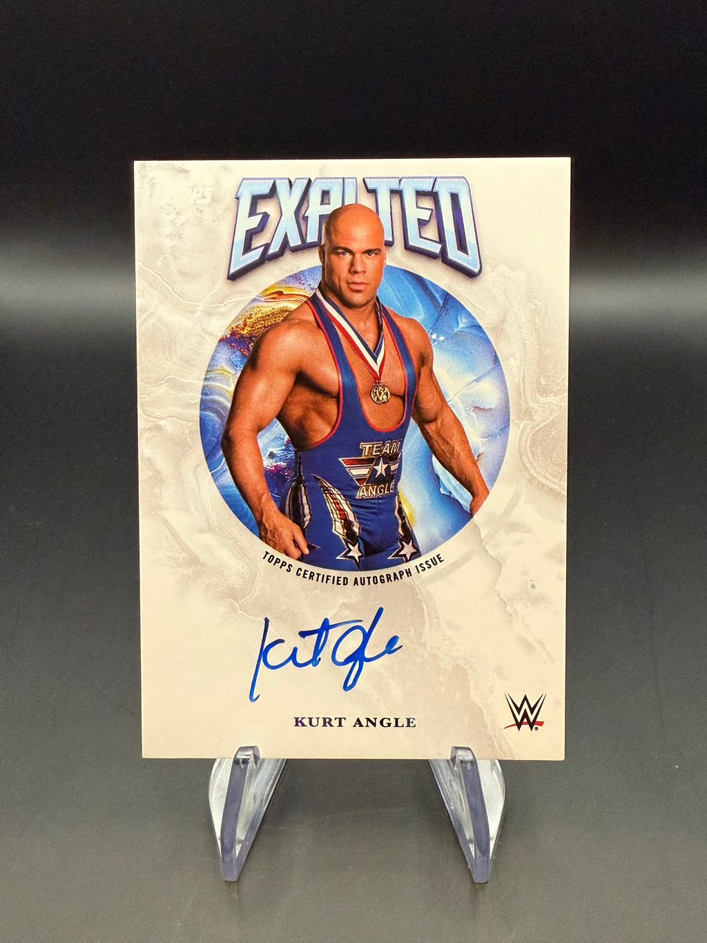 Kurt Angle 2025 WWE Topps Exalted Autograph