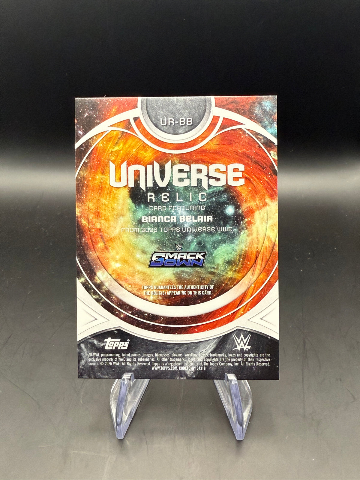 Bianca Belair 2026 WWE Topps Universe Relic