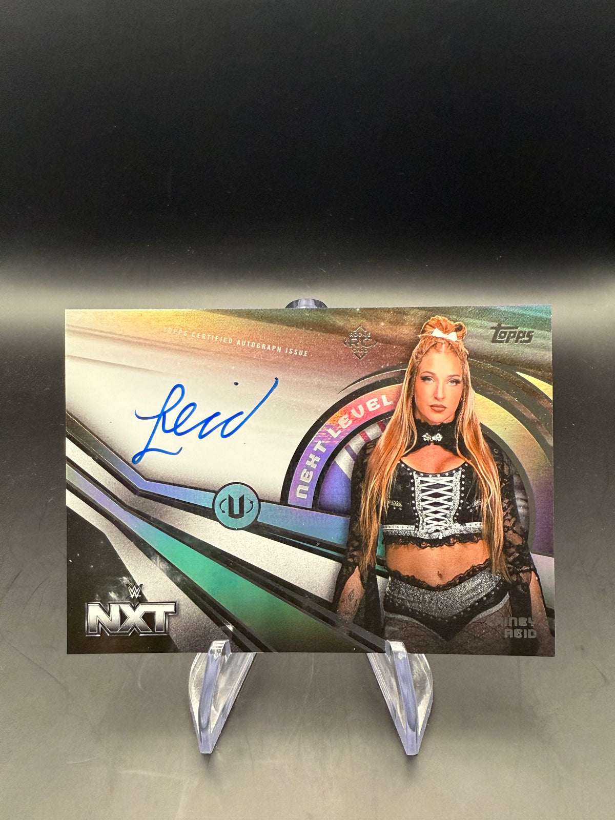 Lainey Reid 2026 WWE Topps Universe Rookie Card Next Level Autograph