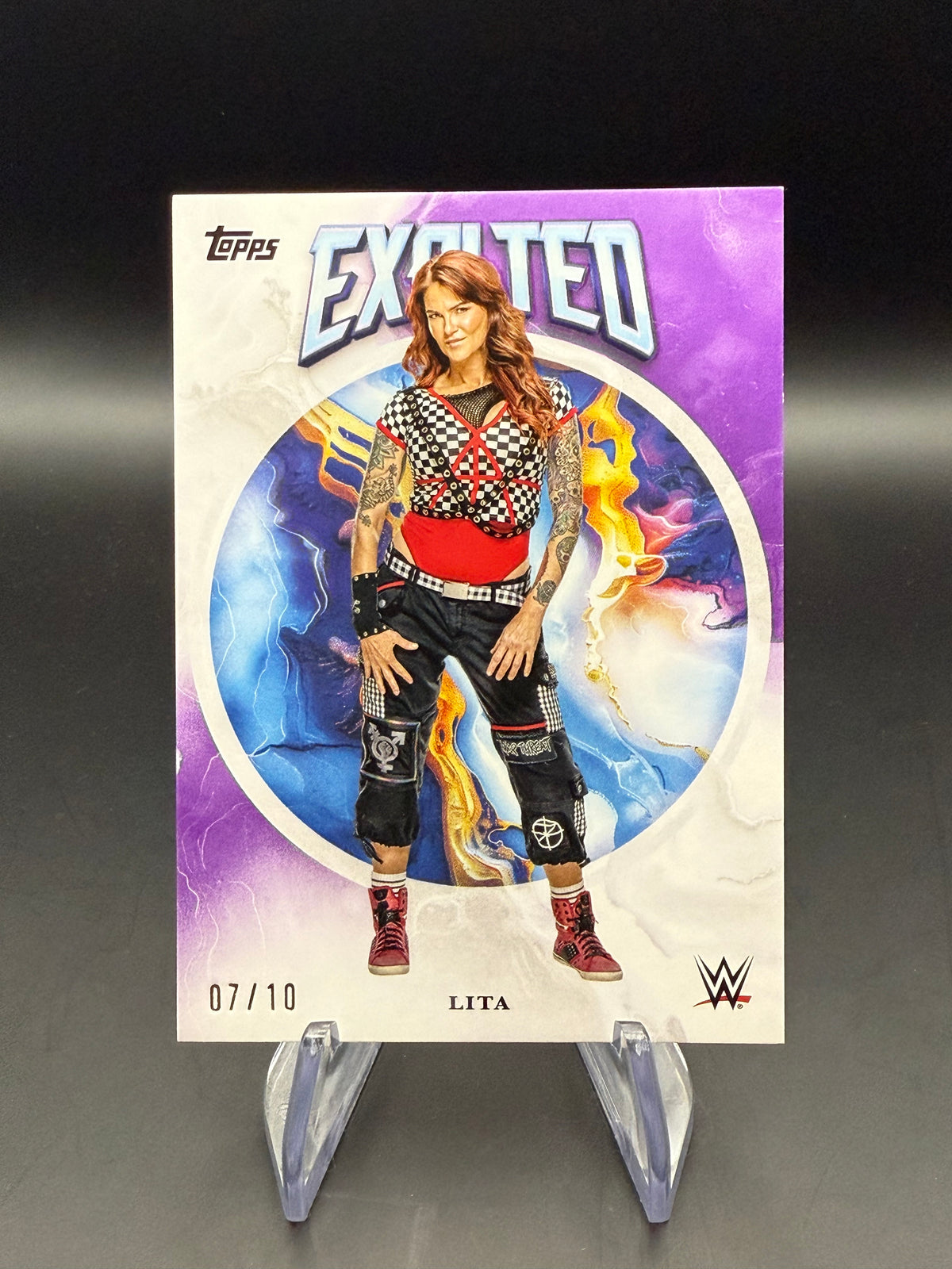 Lita 2025 WWE Topps Exalted Purple /10