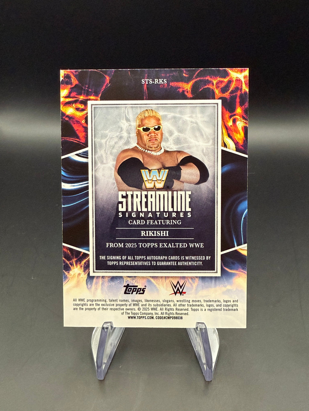 Rikishi 2025 WWE Topps Exalted Streamline Signatures Autograph