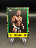 Triple H 2025 Topps WWE x BAPE Green Camo