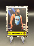 Jacob Fatu 2025 Topps WWE x BAPE Black & White Camo /50
