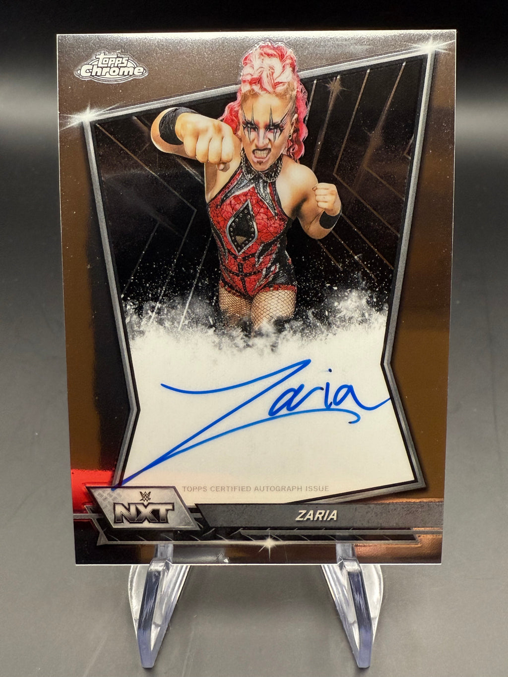 Zaria 2026 WWE Topps Chrome NXT Autograph