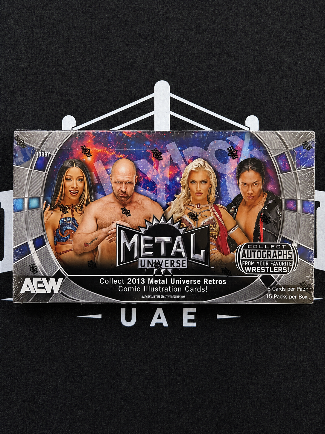 AEW 2025 Upper Deck Skybox Metal Universe Hobby Box