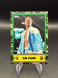 CM Punk 2025 Topps WWE x BAPE Green Camo