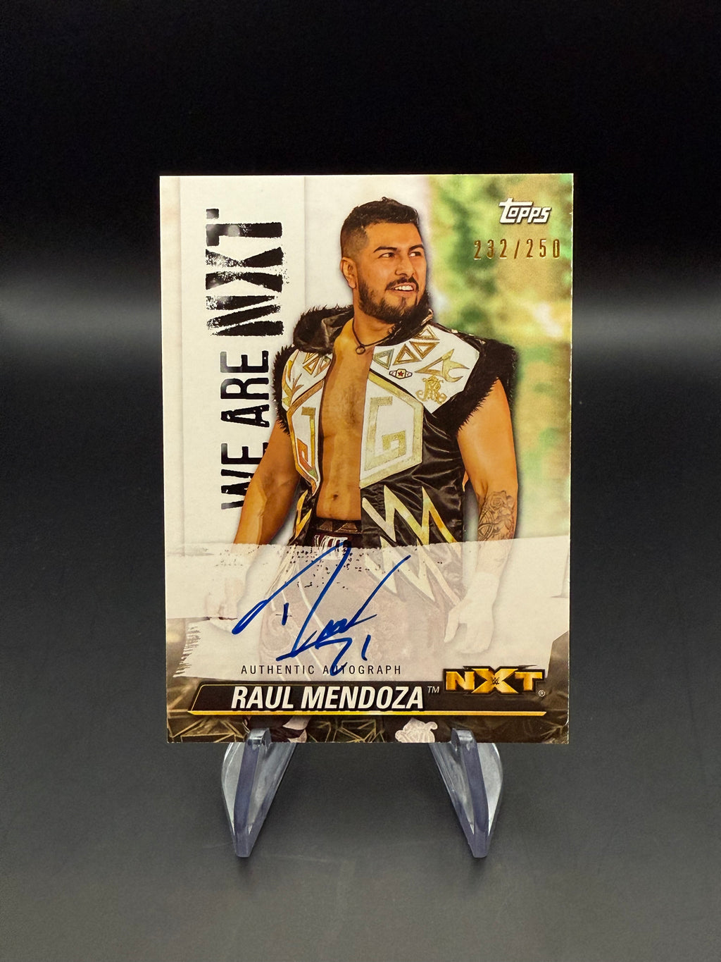 Raul Mendoza 2021 WWE Topps NXT Autograph /250