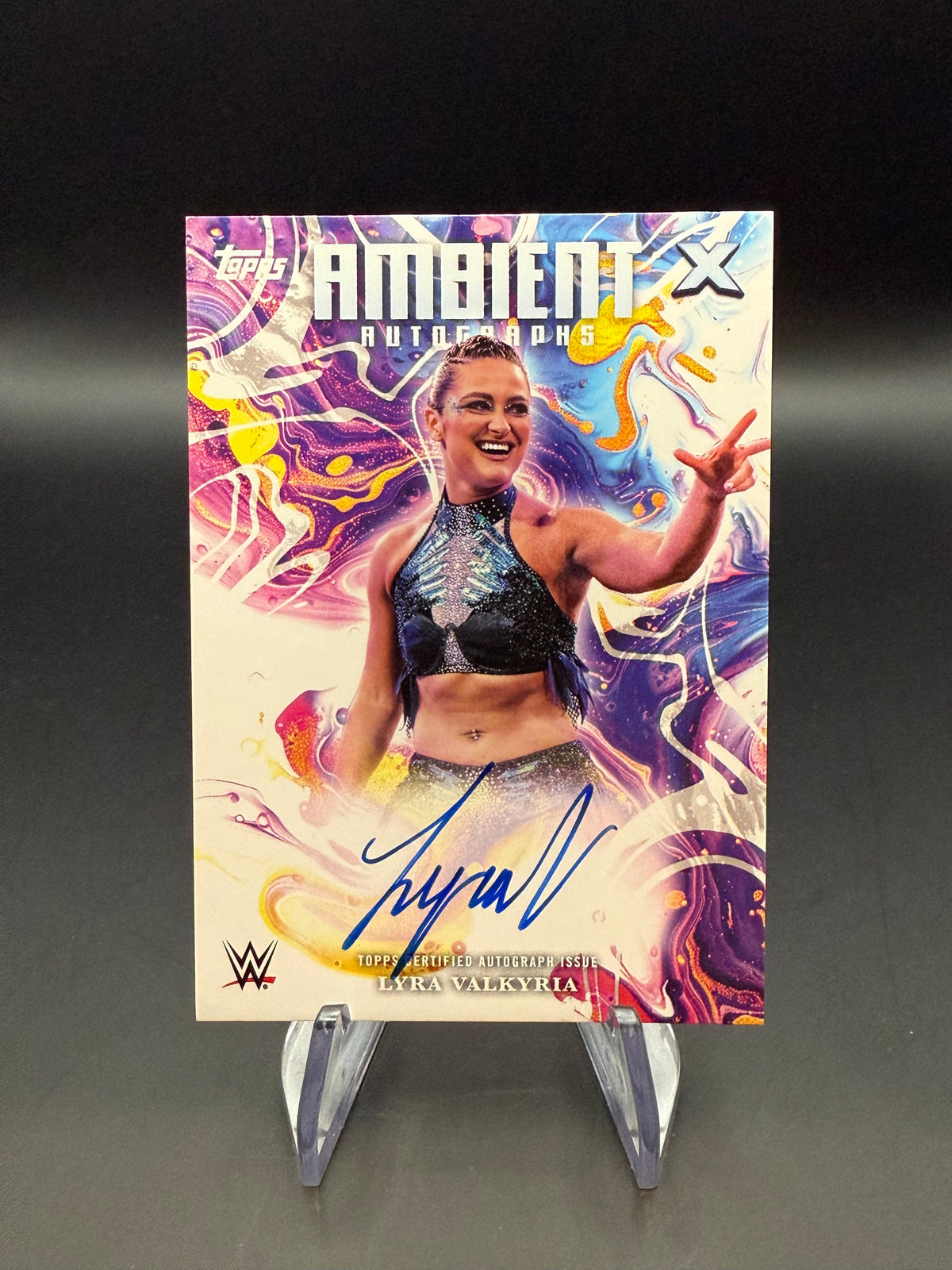 Lyra Valkyria 2025 WWE Topps Exalted Ambient Autograph