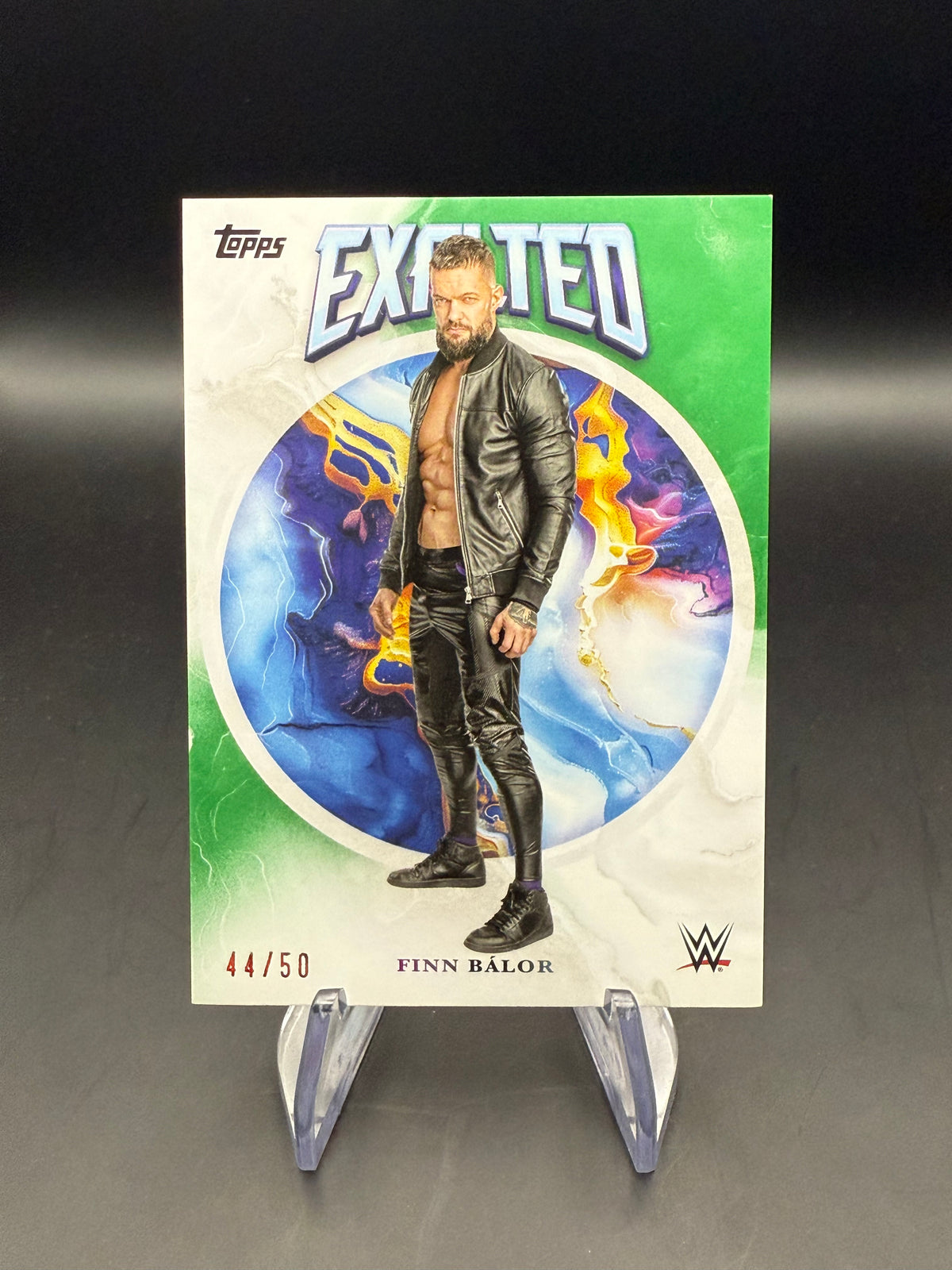 Finn Balor 2025 WWE Topps Exalted Green /50