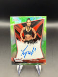 Lyra Valkyria 2026 WWE Topps Chrome Green Refractor Red Brand Autograph /99