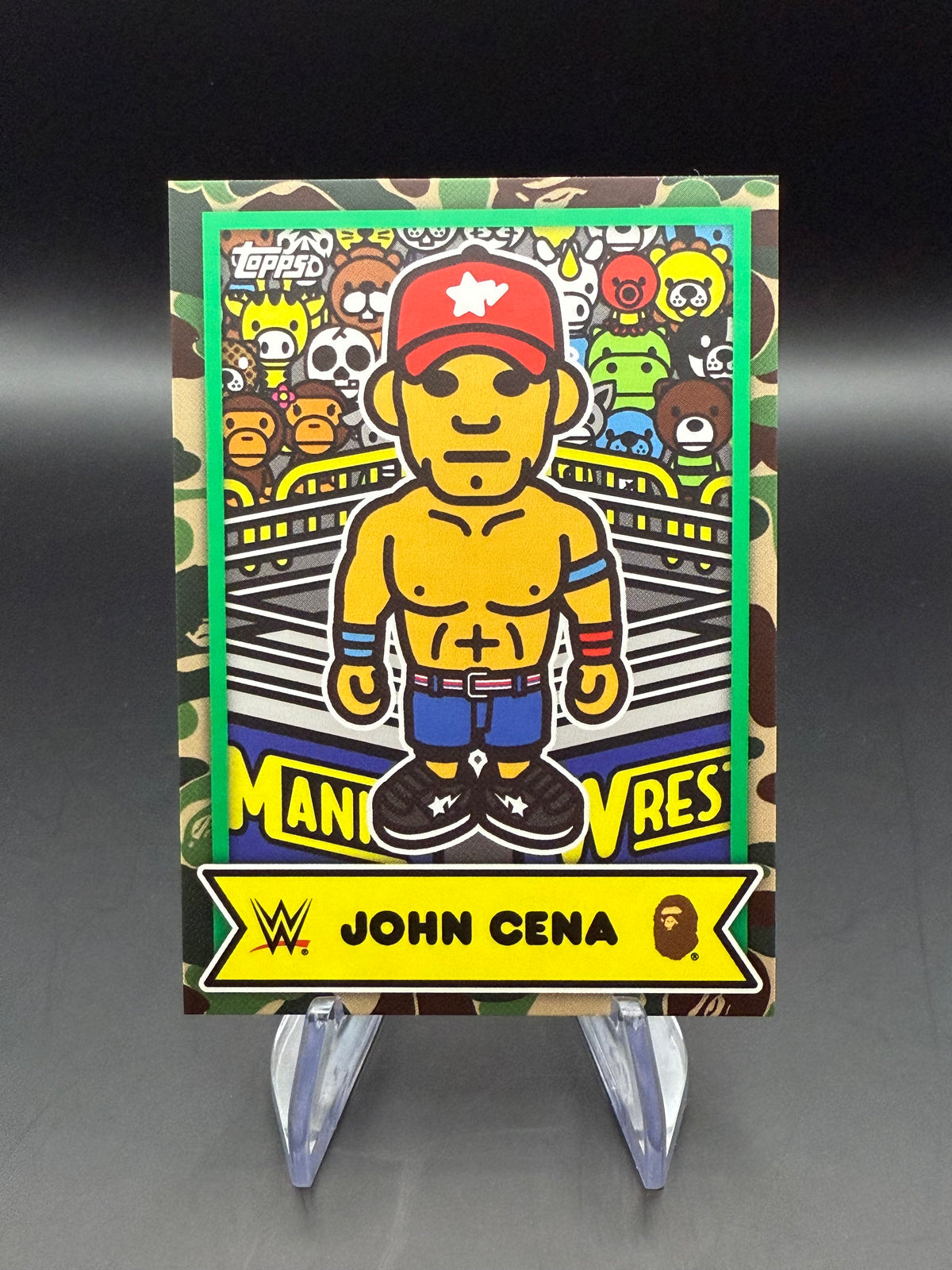 John Cena 2025 Topps WWE x BAPE Baby Milo