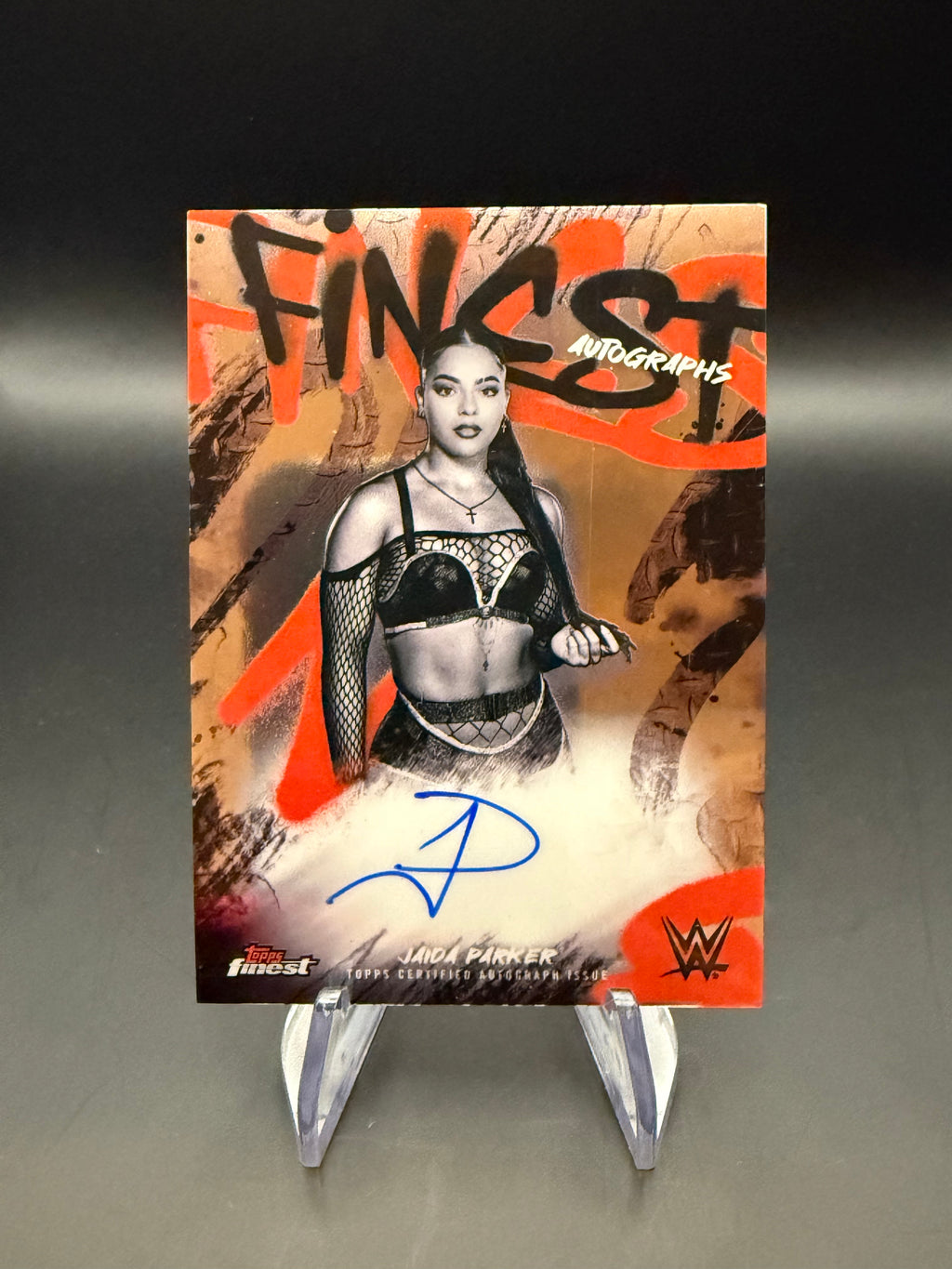 Jaida Parker 2025 WWE Topps Finest Autograph
