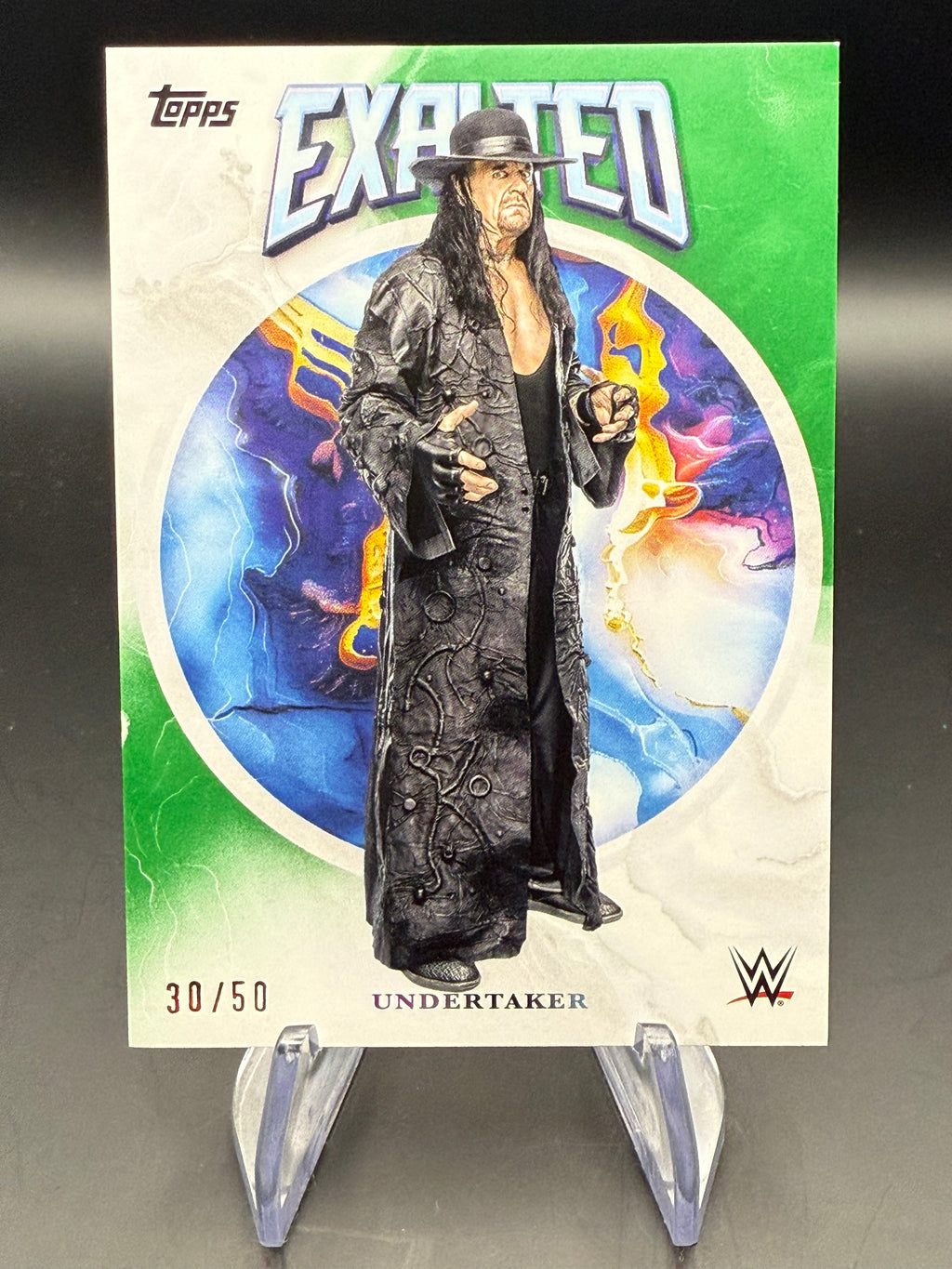 Undertaker 2025 WWE Topps Exalted Green /50