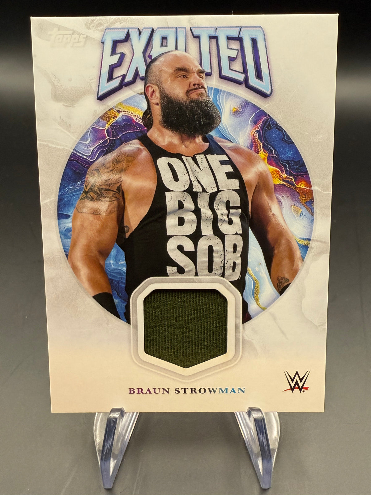 Braun Strowman 2025 WWE Topps Exalted Relic