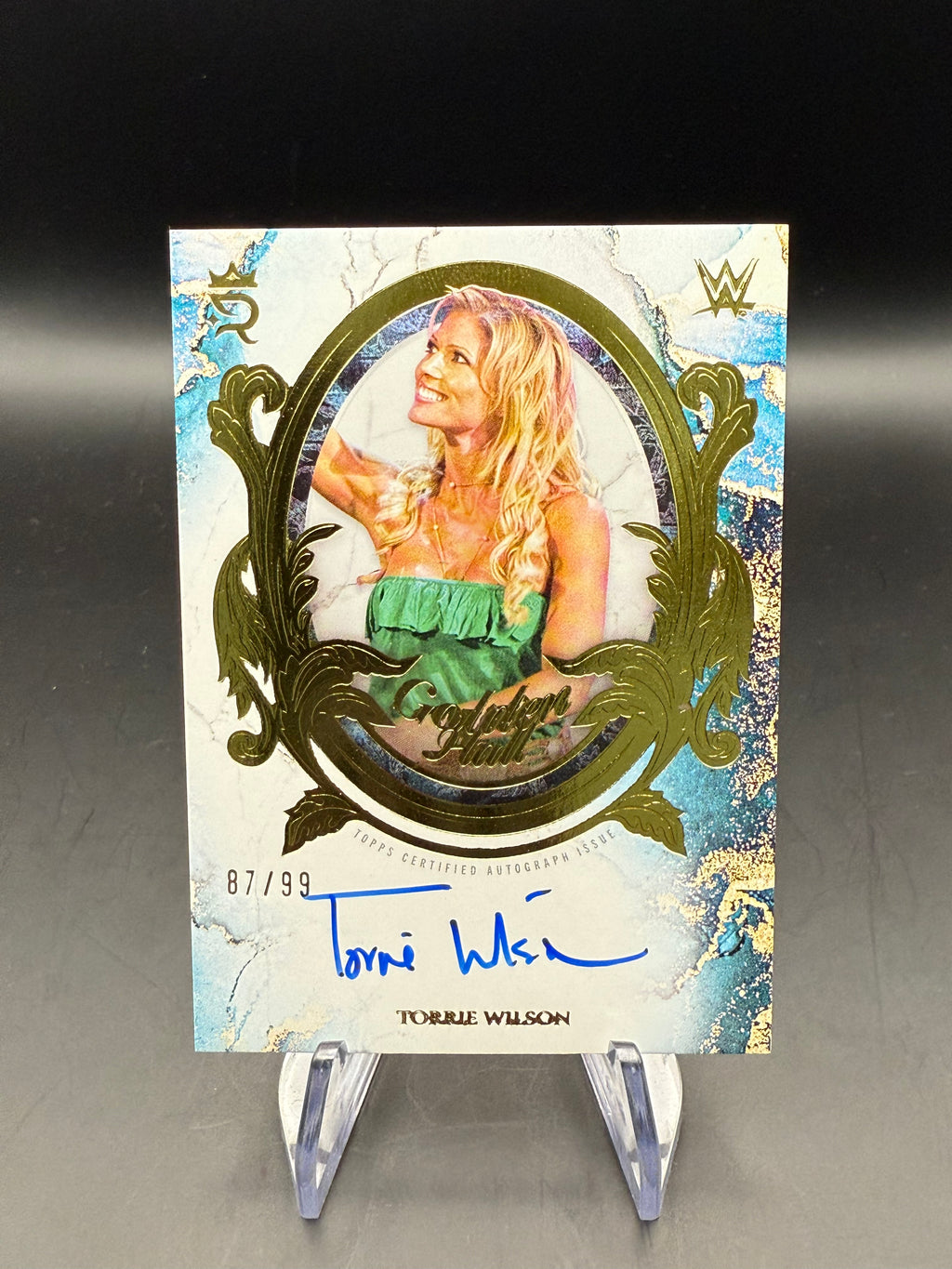 Torrie Wilson 2025 WWE Topps Royalty Golden Hall Autograph /99