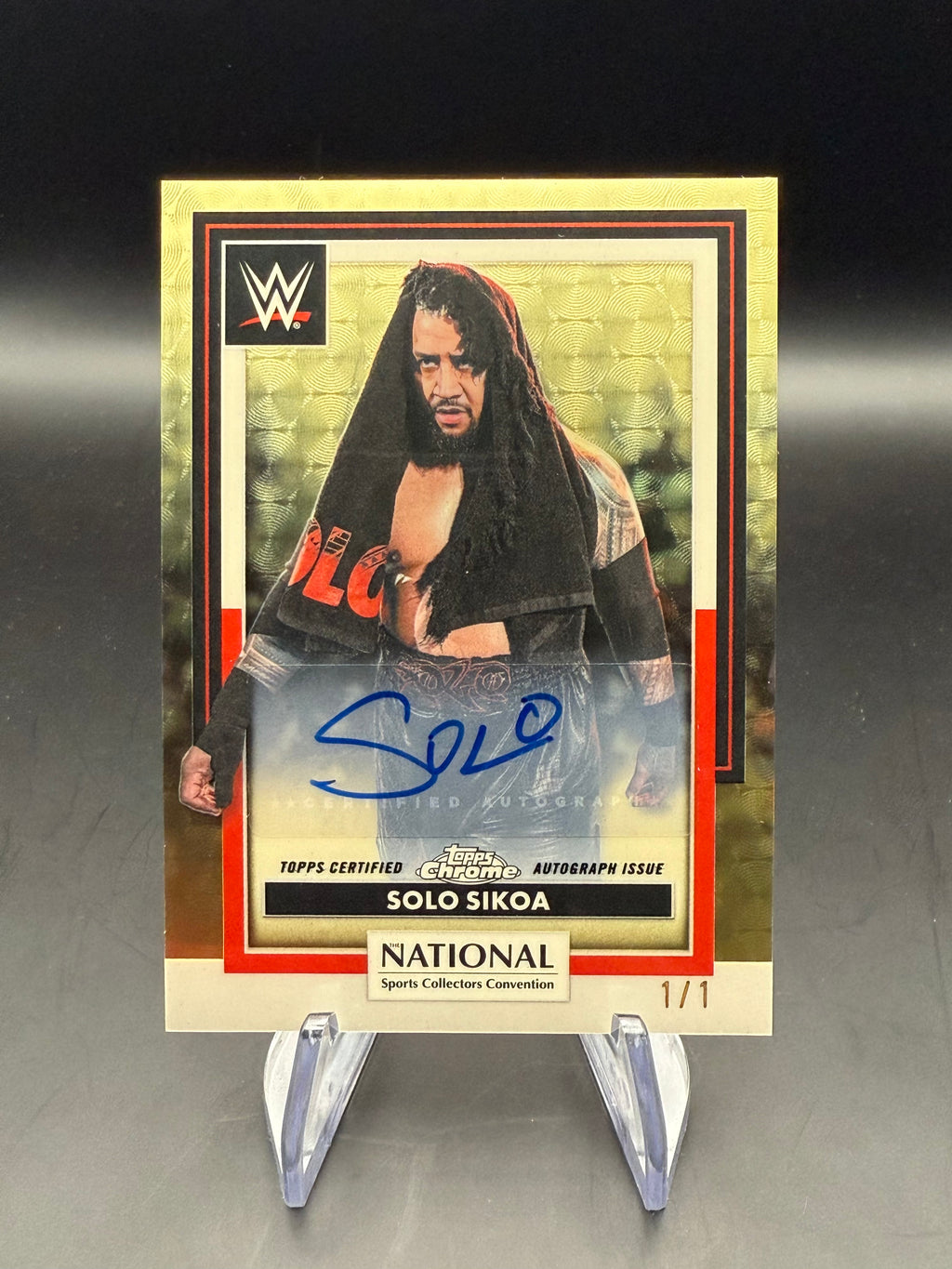Solo Sikoa 2026 WWE Topps NSCC Superfractor Autograph 1/1