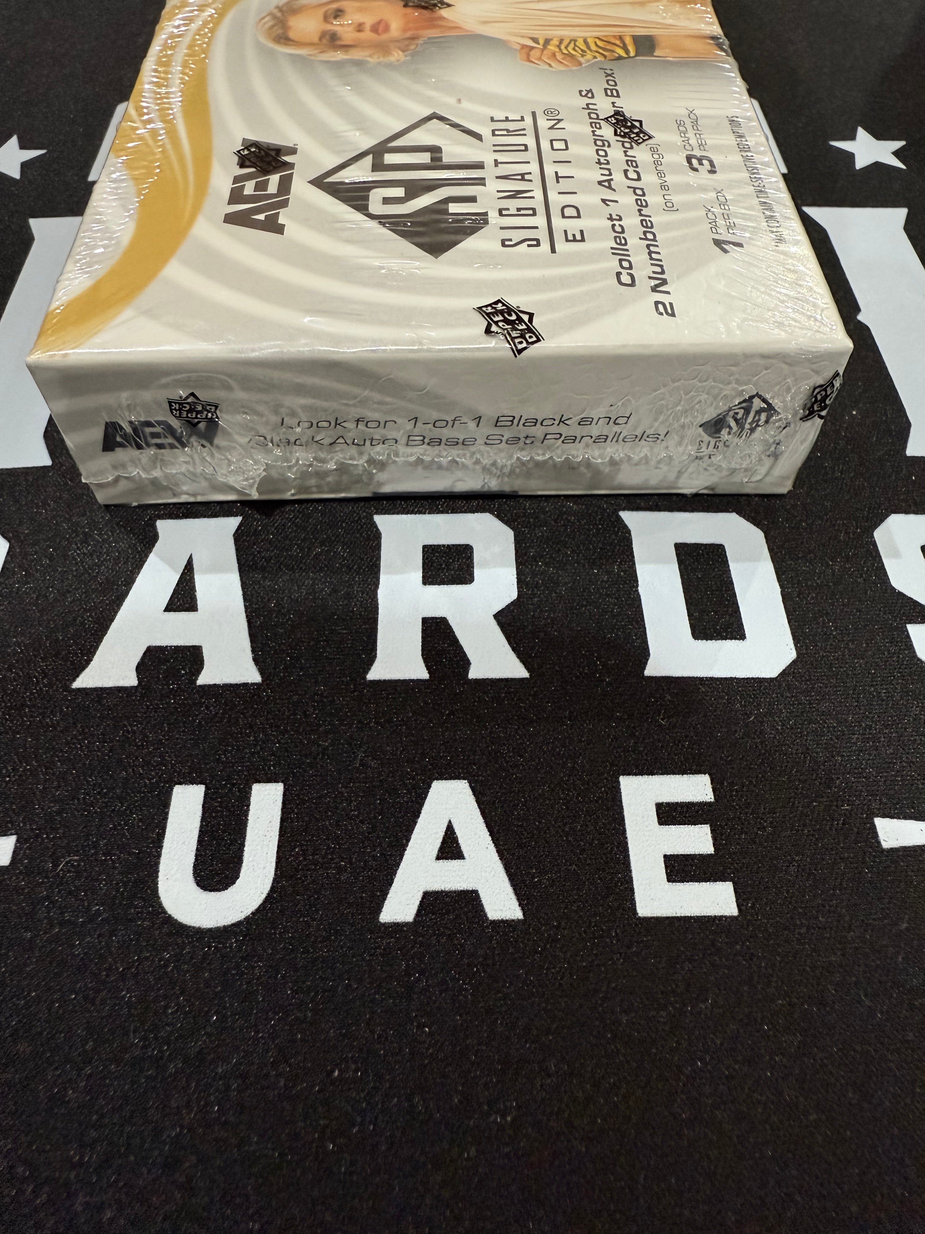AEW 2025 Upper Deck SP Signature Edition Hobby Box