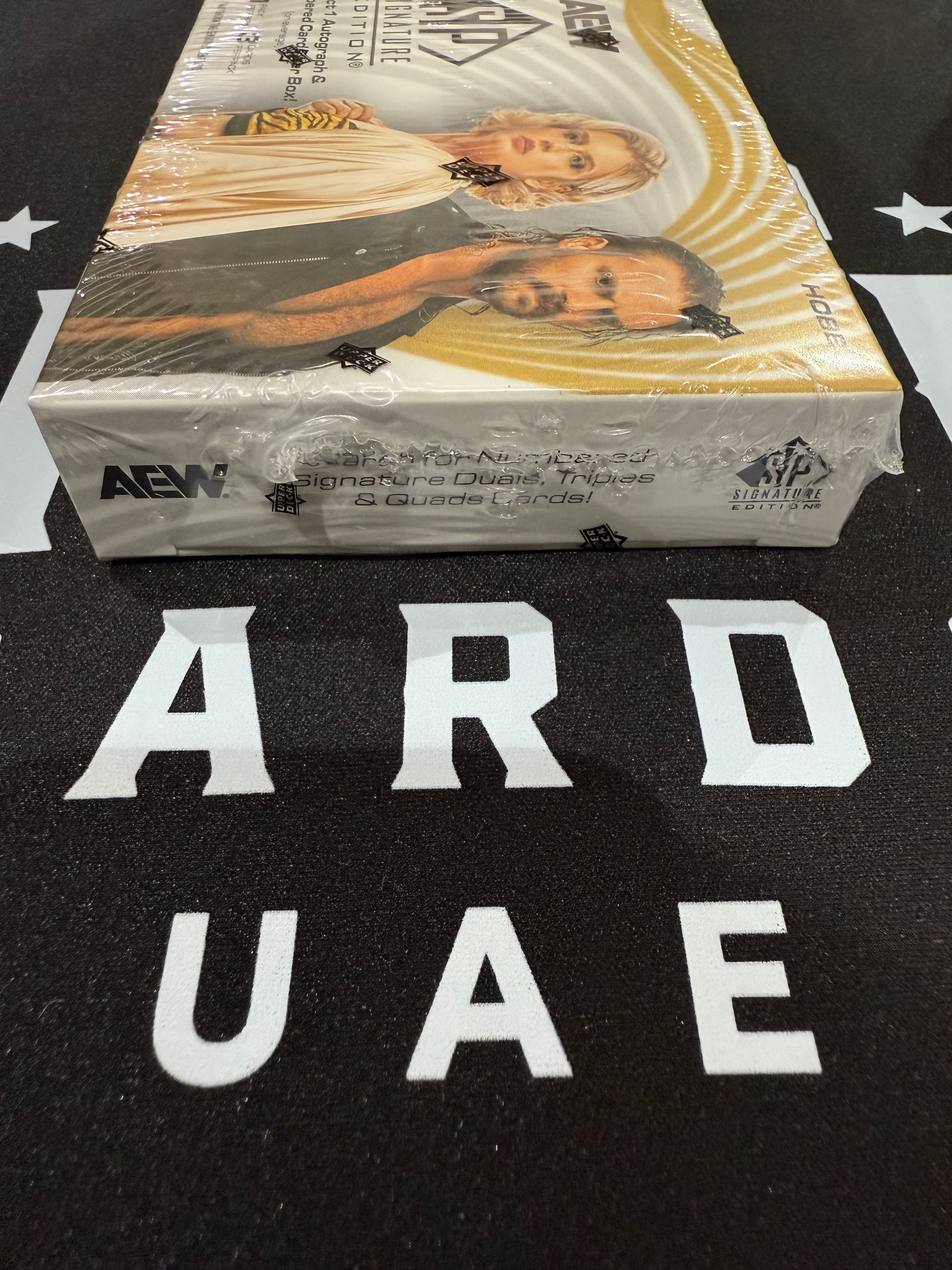 AEW 2025 Upper Deck SP Signature Edition Hobby Box