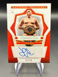 Gunther 2024 WWE Panini National Treasures Definitive Ink Gold Autograph /10