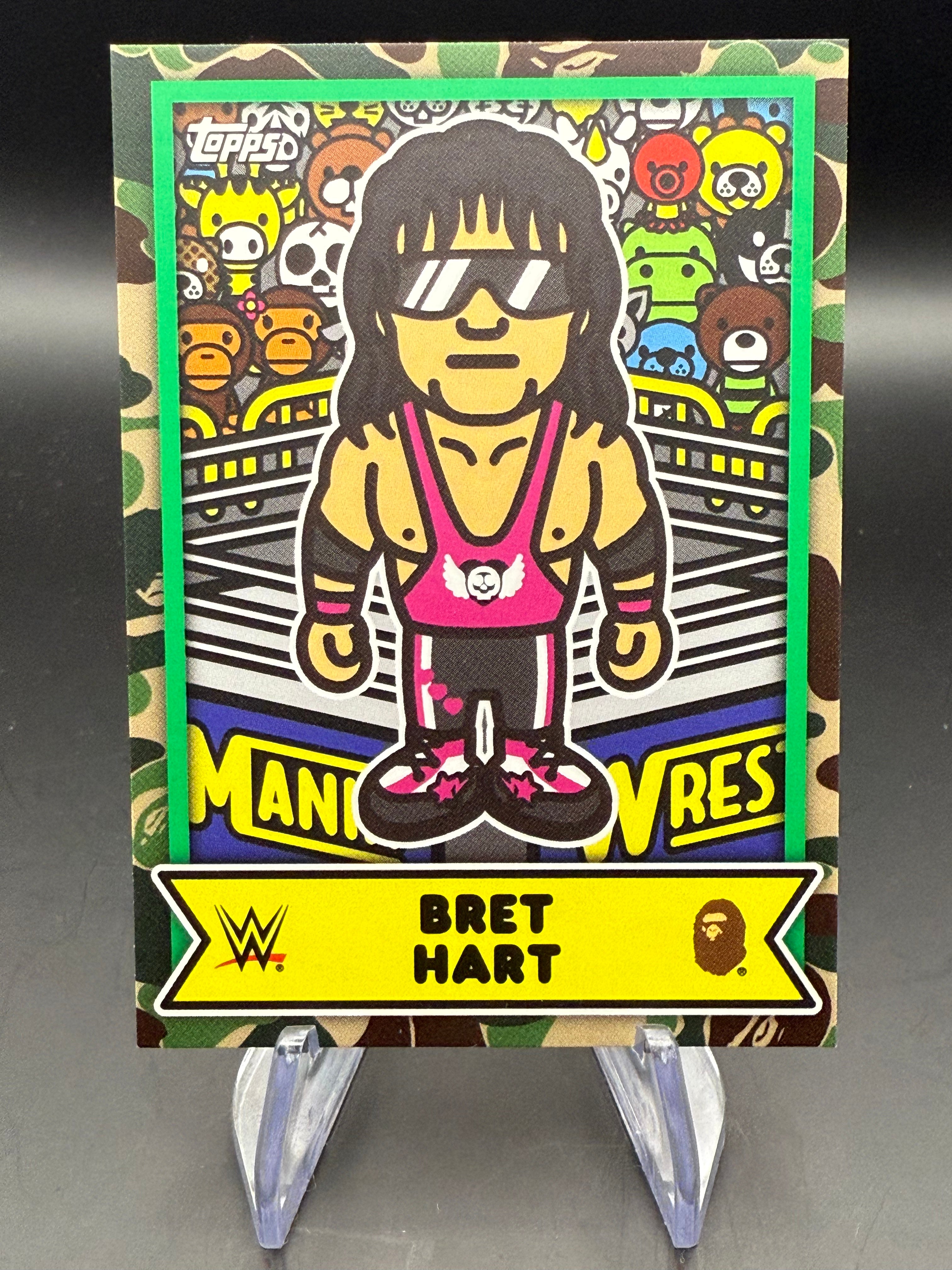 Bret Hart 2025 Topps WWE x BAPE Baby Milo