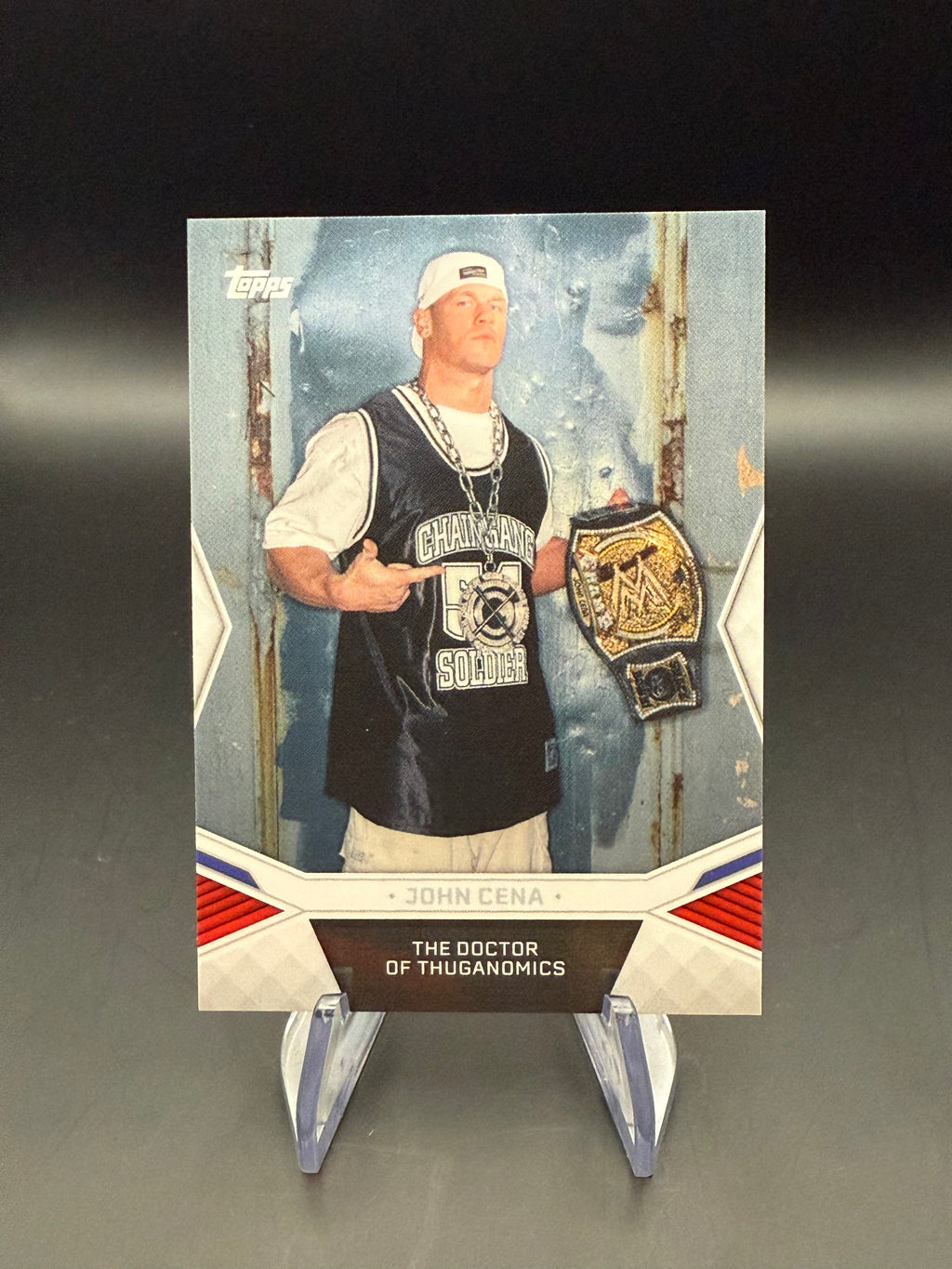 John Cena 2025 WWE Topps John Cena Commemorative Collection Doctor of Thuganomics Short Print Insert