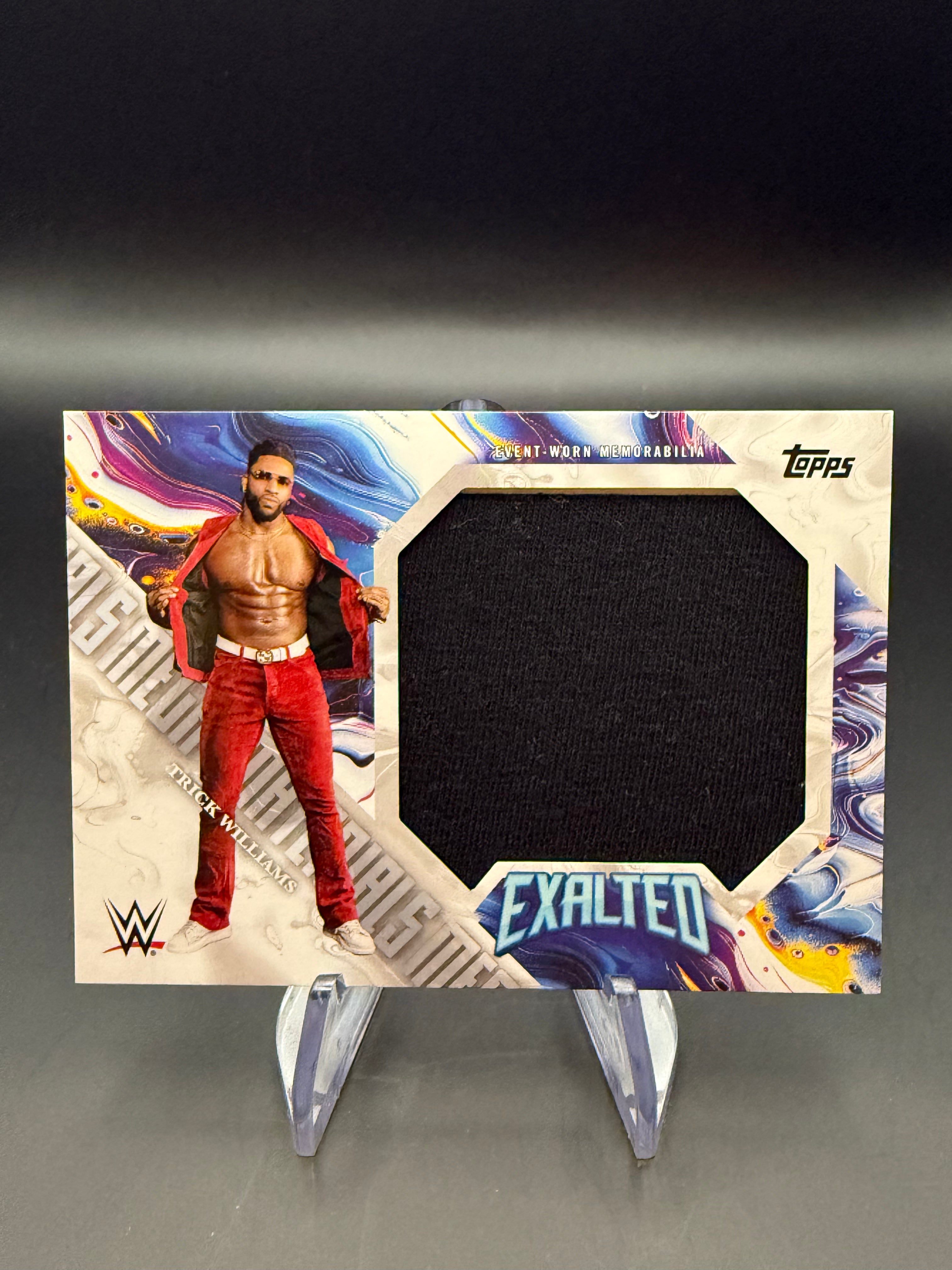 Trick Williams 2025 WWE Topps Exalted Mega Materials Relic