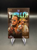 The Rock 2026 WWE Topps Decades Pioneer Black Bookend 10/10