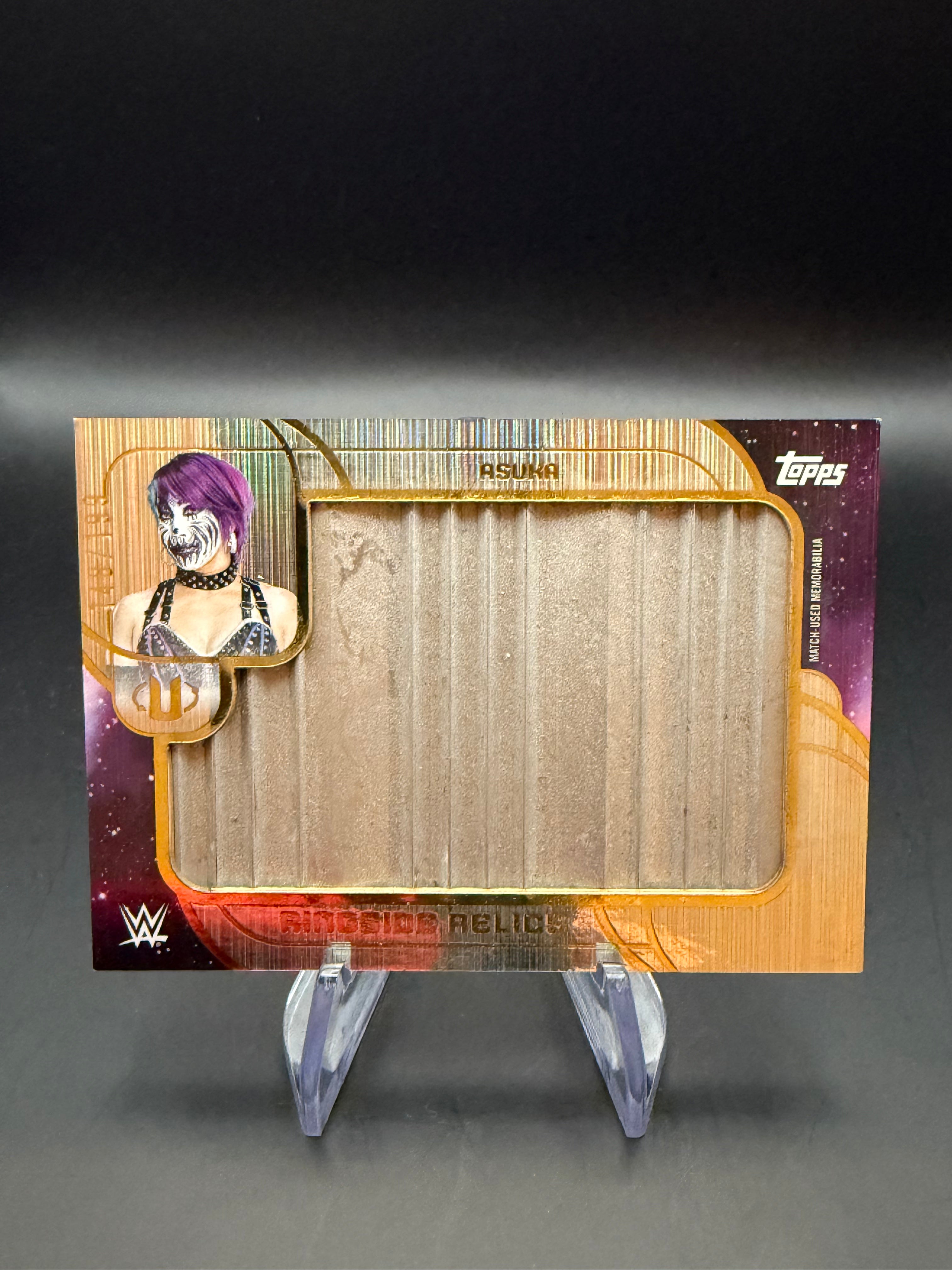 Asuka 2025 WWE Topps Universe Ringside Relics /199