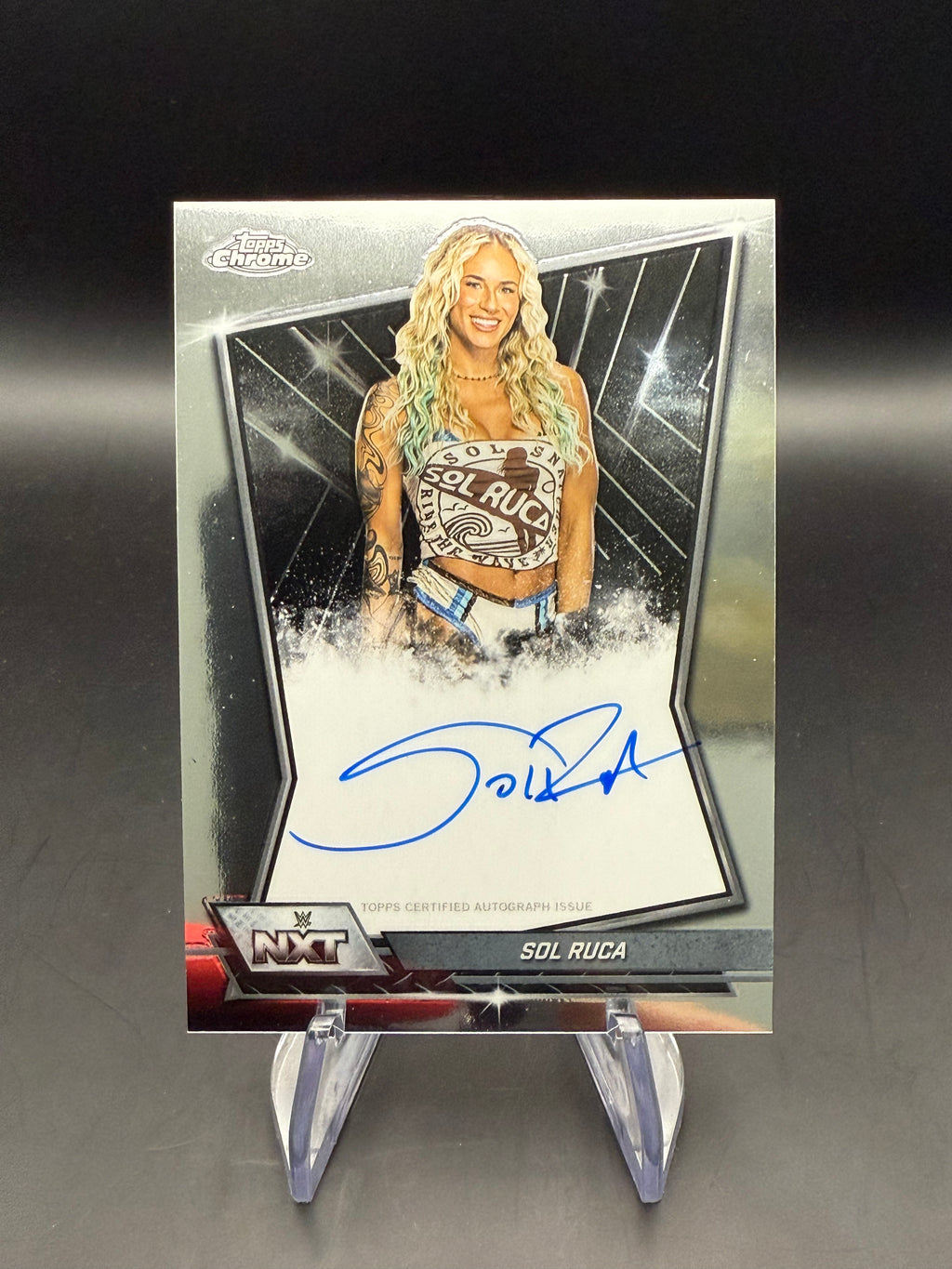 Sol Ruca 2026 WWE Topps Chrome NXT Autograph