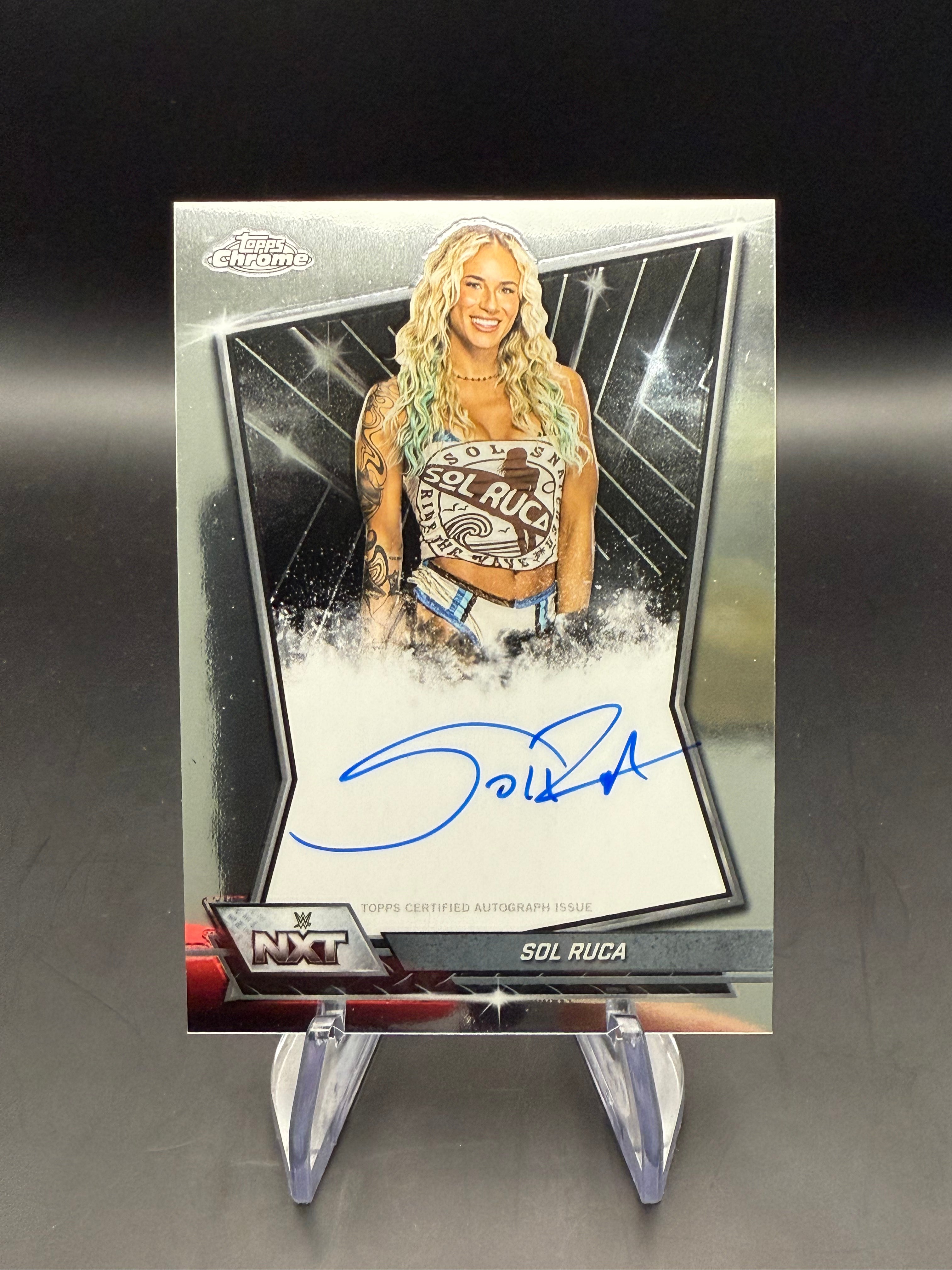 Sol Ruca 2026 WWE Topps Chrome NXT Autograph