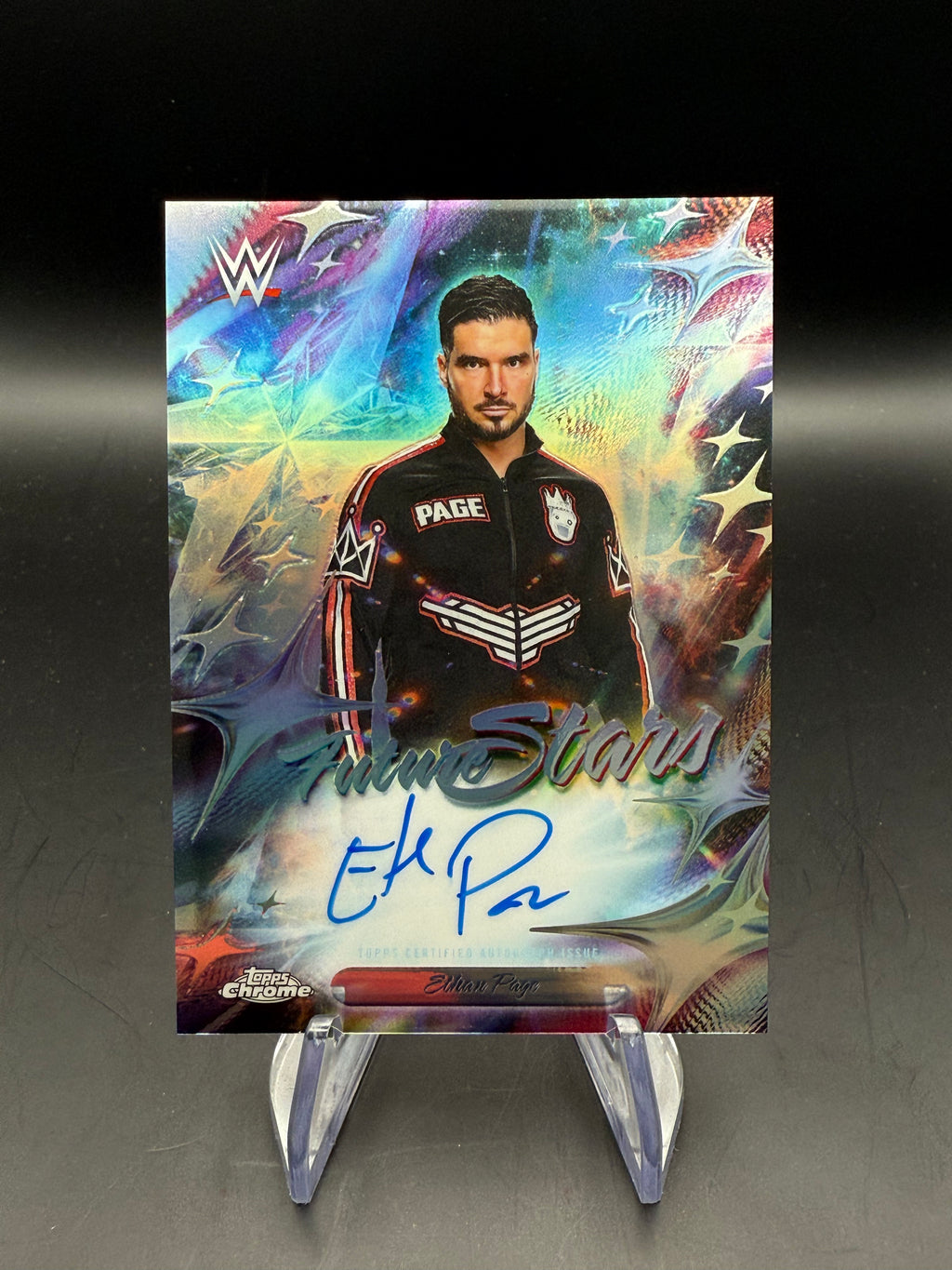 Ethan Page 2026 WWE Topps Chrome Future Stars Autograph