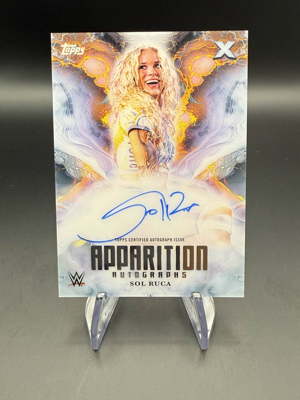 Sol Ruca 2025 WWE Topps Exalted Apparition Autograph
