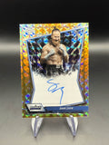 Sami Zayn 2026 WWE Topps Chrome Gold Geometric Refractor Blue Brand Autograph /50