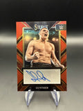 Gunther 2023 WWE Panini Select Signature Selections Red Prizm Autograph /49