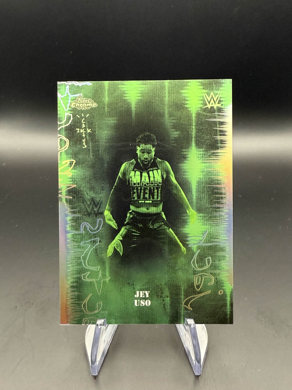 Jey Uso 2025 Topps Chrome WWE x Cactus Jack Kings Of The Night SSP Case Hit