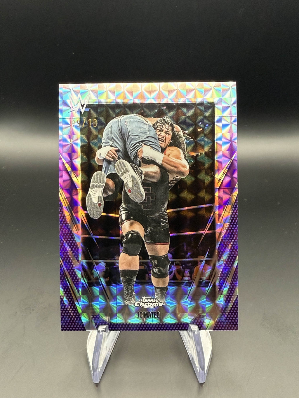 JC Mateo 2026 WWE Topps Chrome Purple Geometric /10