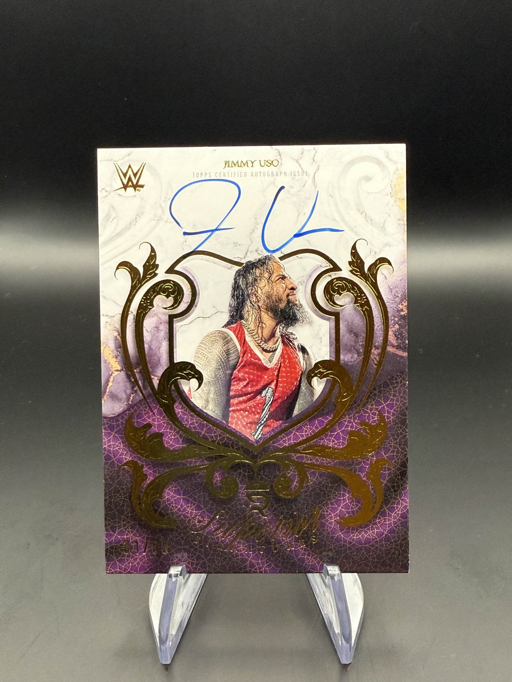 Jimmy Uso 2025 WWE Topps Royalty Superior Signature Autograph /99