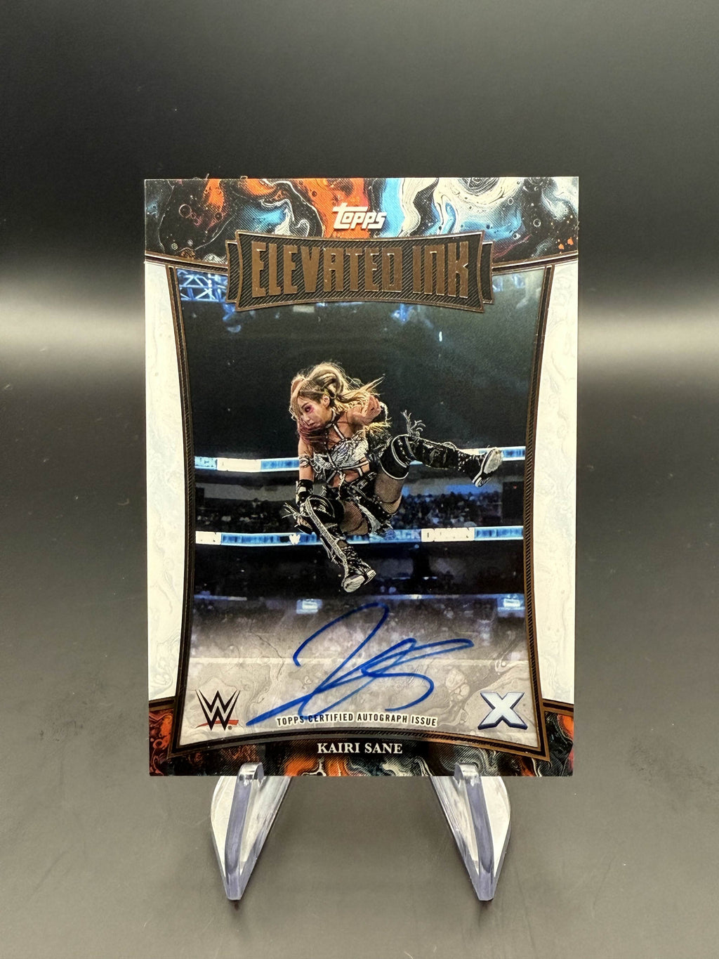 Kairi Sane 2025 WWE Topps Exalted Elevated Ink Autograph