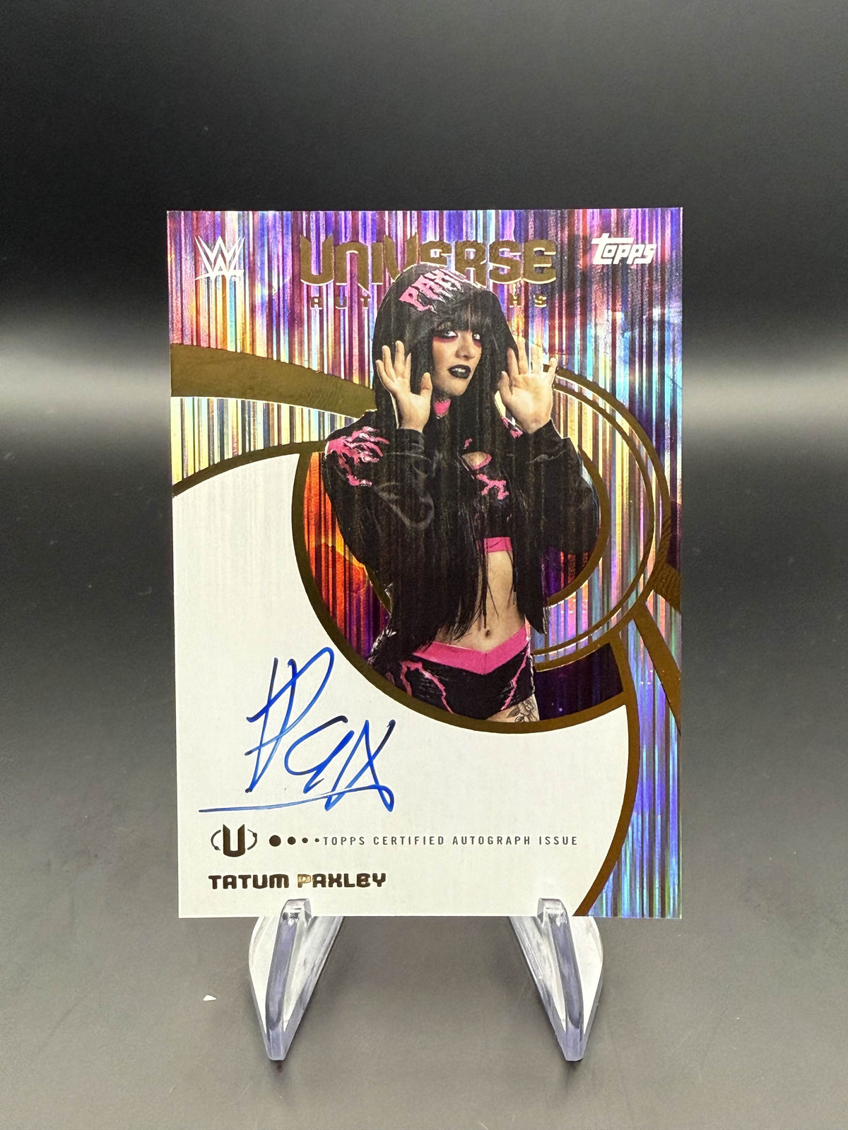 Tatum Paxley 2025 WWE Topps Universe Autograph