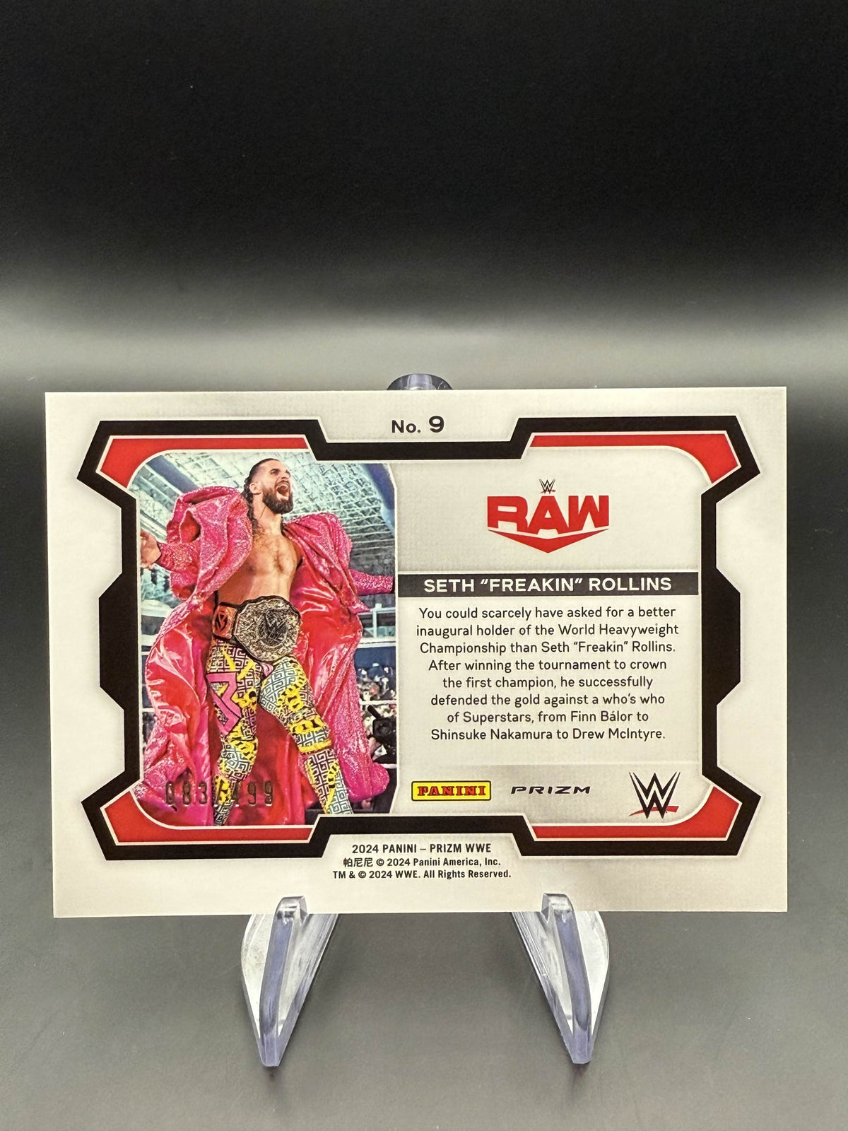 Seth Rollins 2024 WWE Panini Prizm Pulsar Prizm /499