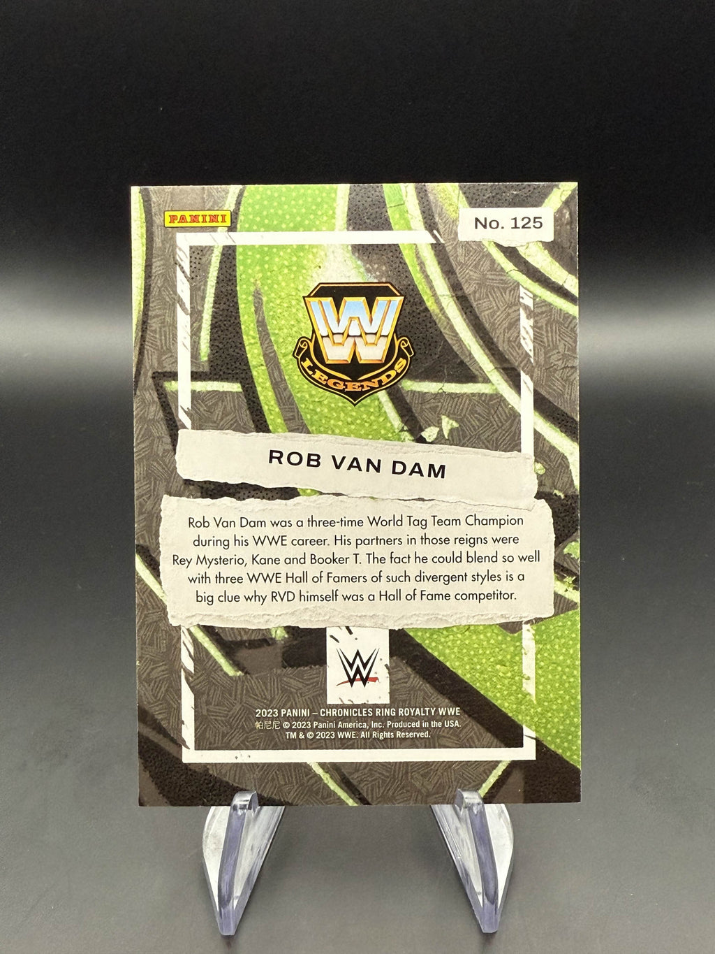 Rob Van Dam 2023 WWE Panini Chronicles Ring Royalty /199