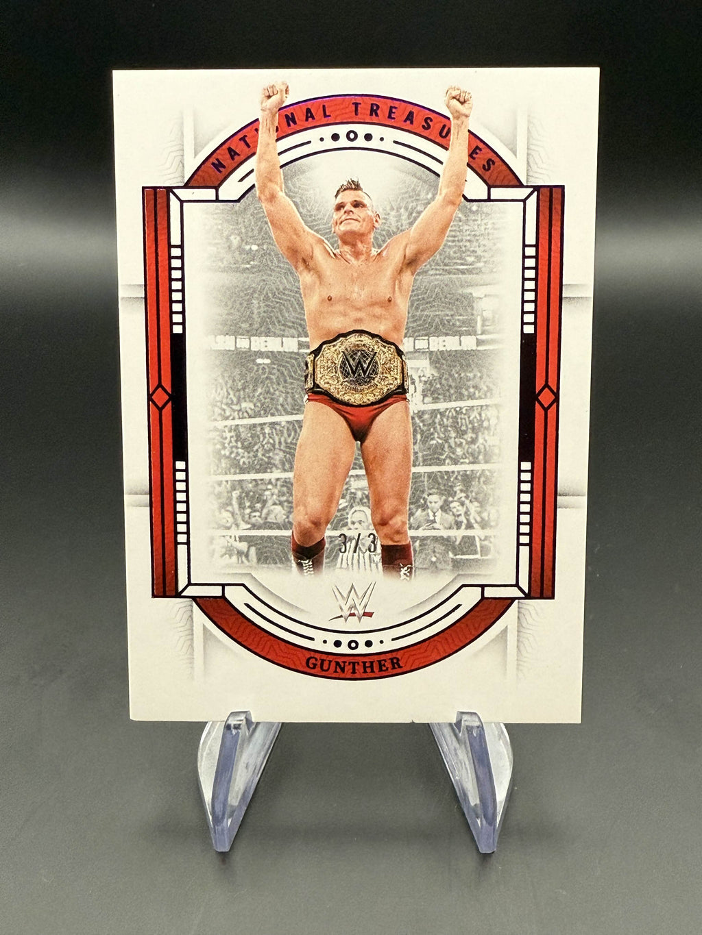 Gunther 2024 WWE Panini National Treasures Amethyst /3