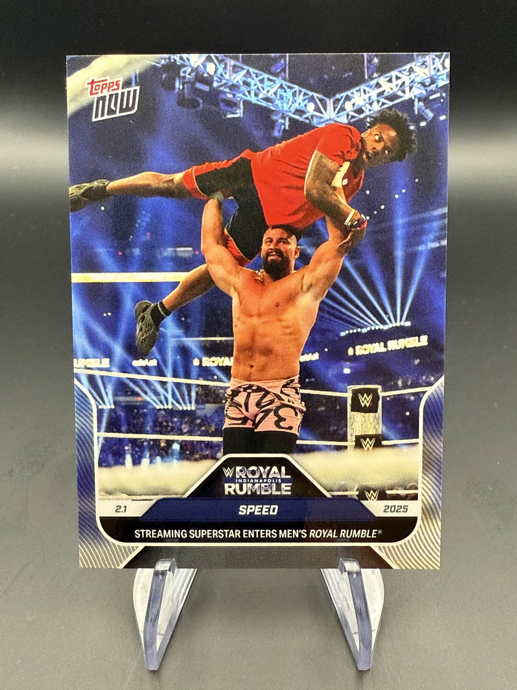 iShowSpeed 2025 WWE Topps Now /12409