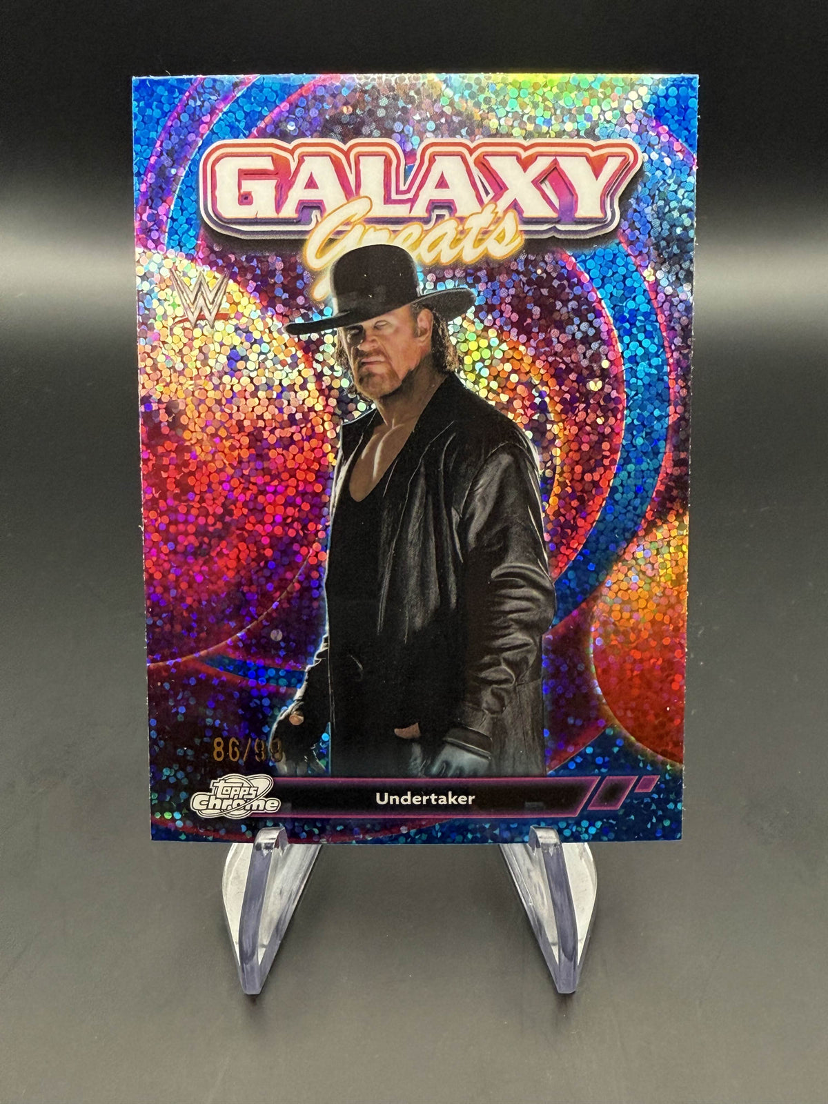 Undertaker 2026 WWE Topps Cosmic Chrome Galaxy Greats Blue Moon /99